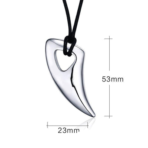 Pendentif Dent de Loup (Acier)