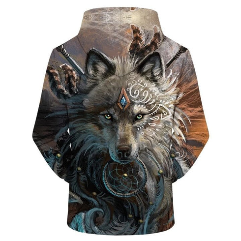 Sweat Loup Indien