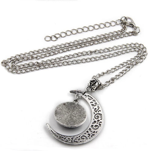 Collier Loup Pleine Lune (Acier)