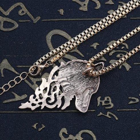 Collier de Loup à Flamme (Acier)