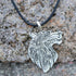 Collier Tête de Loup Nordique (Acier)
