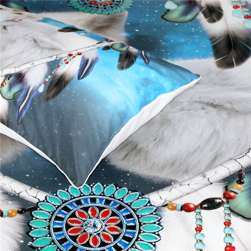 Housse de Couette Loup Mystérieux