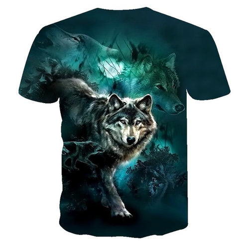 T-Shirt Loup Forêt