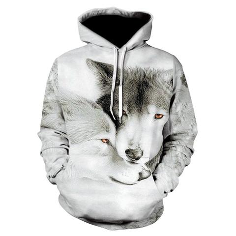 Sweat Loup Gris