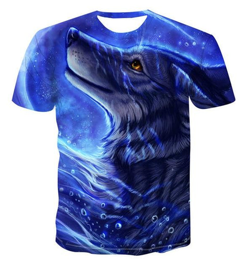T-Shirt Dessin Loup