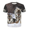T-Shirt Imprimé Loup