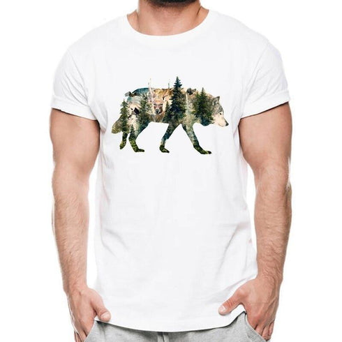 T-Shirt Loup Créatif
