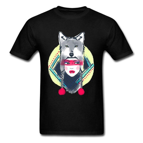 T-Shirt Loup Fille