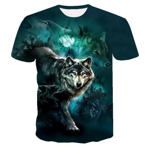 T-Shirt Loup Forêt