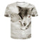 T-Shirt Loup Gris