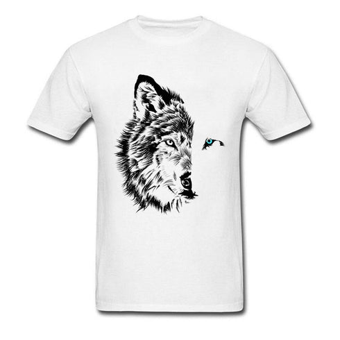 T-Shirt Loup Grunge