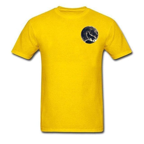 T-Shirt Loup Jaune