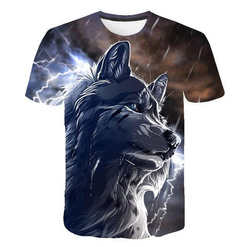 T-Shirt Loup Mâle