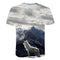 T-Shirt Loup Montagne