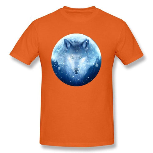 T-Shirt Loup Orange