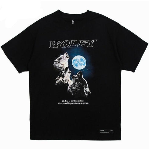 T-Shirt Loup Streetwear