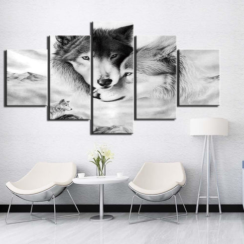 Tableau Loup Animal