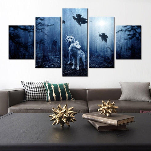 Tableau Loup Art