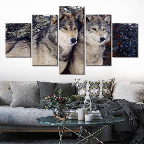 Tableau Loup et Louve