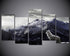 Tableau Loup Montagne