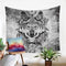Toile Loup Gris